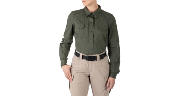 Image of 5.11 Tactical Stryke L/S Shirt - Womens, TDU Green, XL, 62404-190-XL