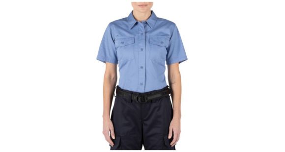 Image of 5.11 Tactical Company S/S Shirt - Womens, Fire Med Blu, S, 61321-696-S