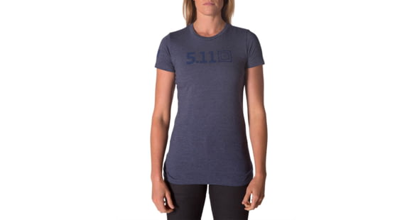 Image of 5.11 Tactical Legacy Tonal T-Shirt - Womens, Navy Heather, Extra Large, 31014AAKF-749-XL