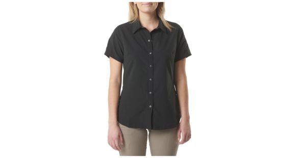 Image of 5.11 Tactical Women's 5.11 Corporate SS Shirt, Black, L, 61312-019-L