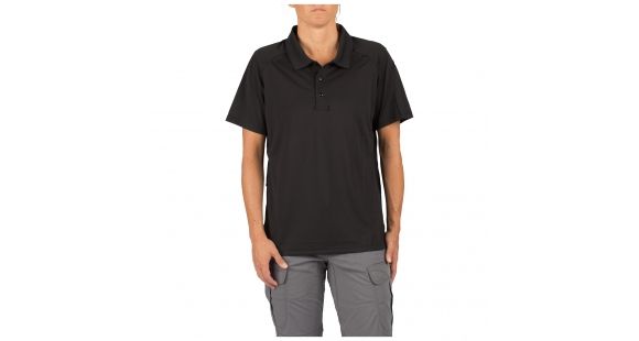 Image of 5.11 Tactical Helios S/S Polo - Womens, Black, XL, 61305-019-XL