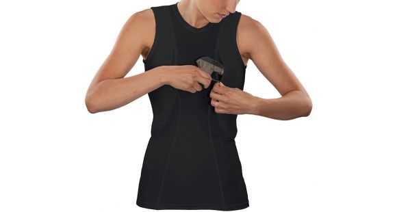 Image of 5.11 Tactical Women's Holster Shirt, Black, Size XXL 30012-019-XXL
