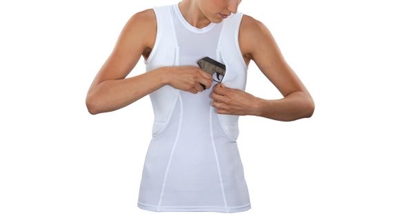 Image of 5.11 Tactical Women's Holster Shirt, White, Size XL 30012-010-XL