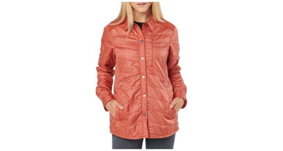 Image of 5.11 Tactical Women's Peninsula Insulator Shirt Jacket, Rosewood Heather - 62077-451-XS