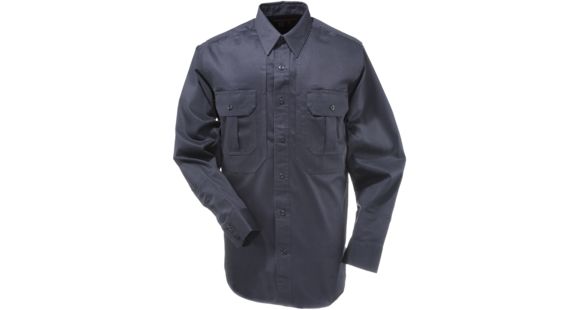 Image of 5.11 Tactical Women's Response Long Sleeve Uniform Shirt - Fire Navy - L-R 36102-720-L-R