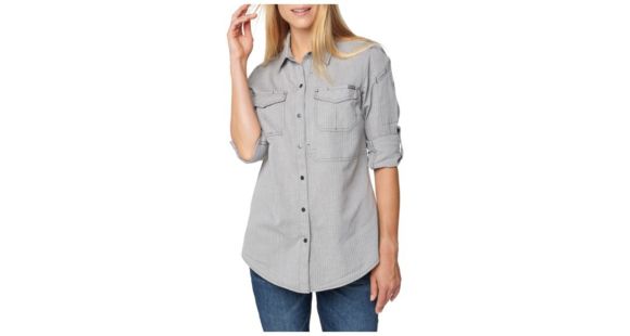 Image of 5.11 Tactical Women's Scarlett Long Sleeve Shirt, Moss Herringbone - 62392-279-S