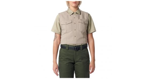 Image of 5.11 Tactical Uniform Outer Carrier Class A Shirt - Womens, Silver Tan, S/MR, 49033-160-S/M-R