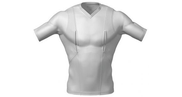 Image of 5.11 Tactical 40021 V-Neck Holster Shirt, White, Small