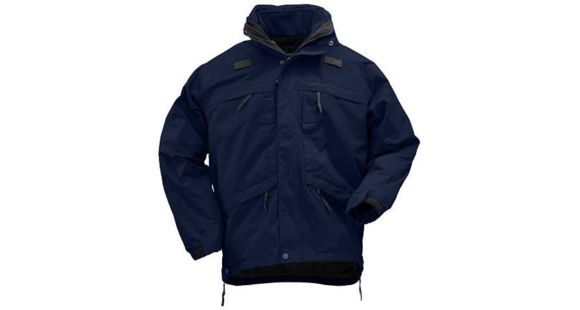 Image of 5.11 Tactical 3-in-1 Waterproof Parka - Men's, Dark Navy, 4XL, 48001-724-4XL