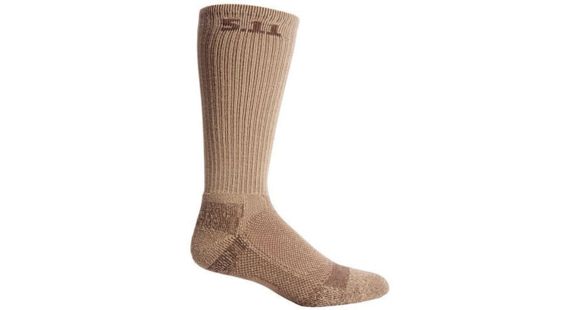 Image of 5.11 Tactical Level I 9in Sock - Mens, Coyote, L, 59048-120-L