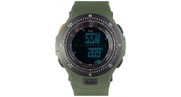 Image of 5.11 Tactical Field Ops Waterproof Uni-Directional Bezel Watch, OD Green 59245-182