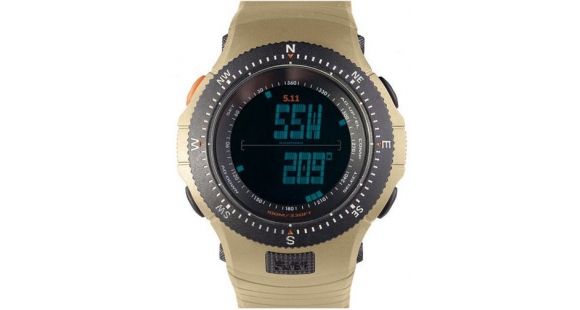 Image of 5.11 Tactical Field Ops Waterproof Uni-Directional Bezel Watch, Coyote Brown 59245-120