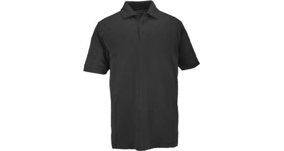 Image of 5.11 Tactical Professional Short Sleeve Polo - Men's, 2XL, Tall, Black, 41060T-019-XXL