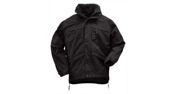Image of 5.11 Tactical 3-in-1 Waterproof Parka - Men's, Black, 2XL, 48001-019-2XL