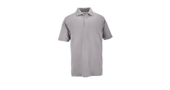 Image of 5.11 Tactical Professional Short Sleeve Polo - Men's, Medium, Regular, Heather Grey, 41060-016-M