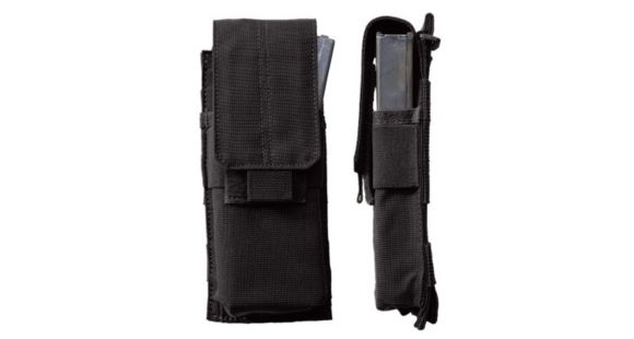 Image of 5.11 Single Mag Pouch w/ Cover 58707, Colors 5.11 Single Mag Pouch w/ Cover, Black