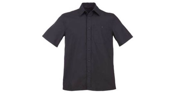 Image of 5.11 Tactical Covert Casual Short Sleeve Shirt, Size 5XL, Black 71180-019-5XL