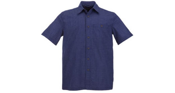 Image of 5.11 Tactical Covert Casual Short Sleeve Shirt, Size L, Blue Plaid 71180-710-L