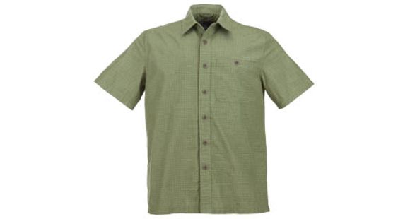 Image of 5.11 Tactical Covert Casual Short Sleeve Shirt, Size 5XL, Olive Plaid 71180-848-5XL