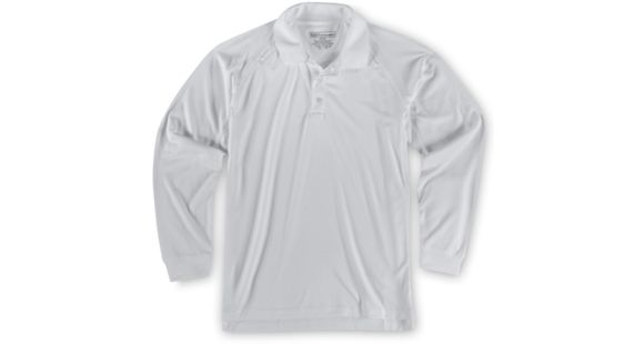 Image of 5.11 Tactical Performance Long Sleeve Polo - Men's, Medium, Regular, White, 72049-010-M