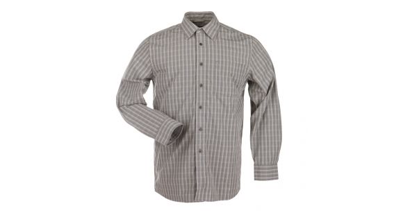 Image of 5.11 Tactical 72188 Long Sleeve Covert 2.0 Dress Shirt, Granite Plaid, Medium