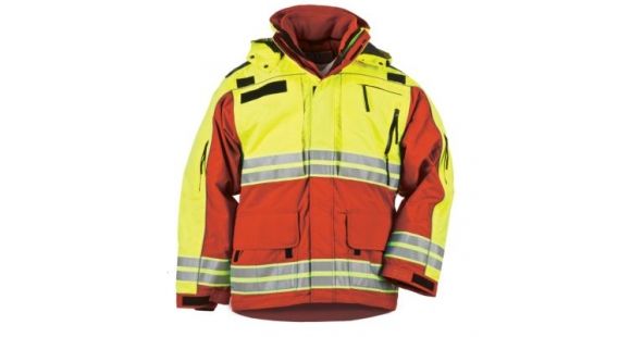 Image of 5.11 Tactical Responder Hi-Vis Parka - Mens, Range Red, 2XL, 48073-477-2XL