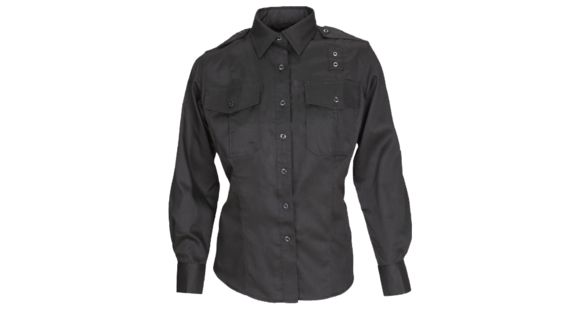 Image of 5.11 Tactical Twill PDU Class A L/S Shirt - Womens, Black, XLT, 62064-019-XL-T