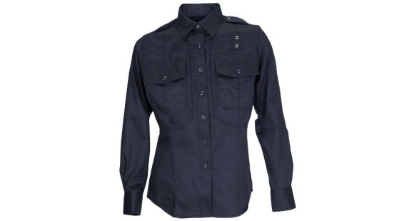 Image of 5.11 Tactical Twill PDU Class B L/S Shirt - Womens, Midnight Nvy, MR, 62065-750-M-R