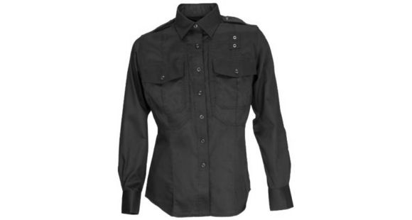 Image of 5.11 Women's PDU Long Sleeve B Class Black Shirt, Oversized, Size 2X-Regular, 62068W-019-2XR