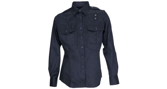 Image of 5.11 Women's PDU Long Sleeve B Class Midnight Navy Shirt, Oversized, Size 2X-Regular, 62068W-750-2XR