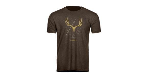 Image of Leupold Buck Skull T-Shirts - Men's, Espresso, 2XL, 184157