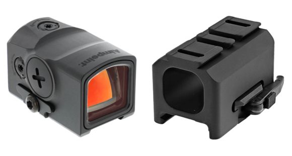 Image of Aimpoint Acro P-1 Red Dot Reflex Sight, 3.5 MOA Dot Reticle, w/ QD Mount, Black, Semi Matte, Anodized, 200504-KIT4