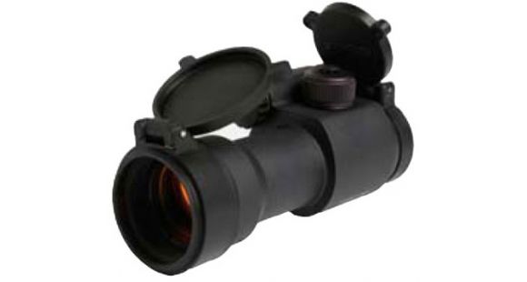 Image of Aimpoint CompM2 4MOA Red Dot Sight, Black w/ QRP Mount and ARD Flip Up Lens Covers 12611
