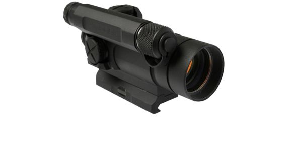 Image of Aimpoint CompM4 Red Dot Reflex Sight, 2 MOA Dot Reticle, Black, Semi Matte, Anodized, 12595