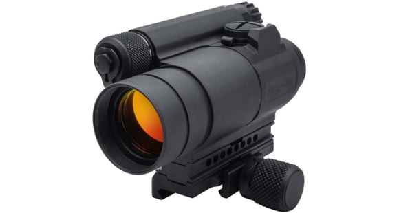 Image of Aimpoint CompM4 Red Dot Reflex Sight, 2 MOA Dot Reticle, Black, Semi Matte, Anodized, 11972