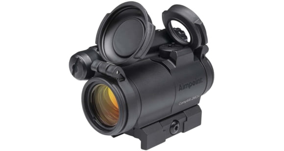 Image of Aimpoint CompM5 Red Dot Reflex Sight 1x18mm, 2 MOA Dot Reticle, w/ Picatinny Mount, Black, Semi Matte, Anodized, 200350