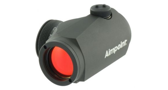 Image of Aimpoint Micro H-1 2MOA Red Dot Weapon Sight LRP mount/39mm spacer in box 200158