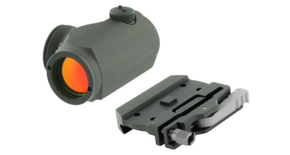 Image of Aimpoint Micro T-1 2MOA Red Dot Sight, LRP mount/39mm spacer in box 200073