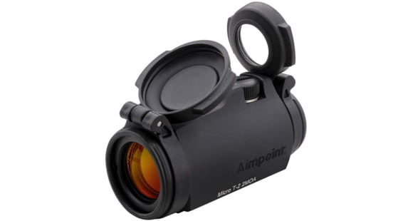 Image of Aimpoint Micro T-2 Red Dot Sight, 1x18mm, 2 MOA, No Mount, Black, 200180