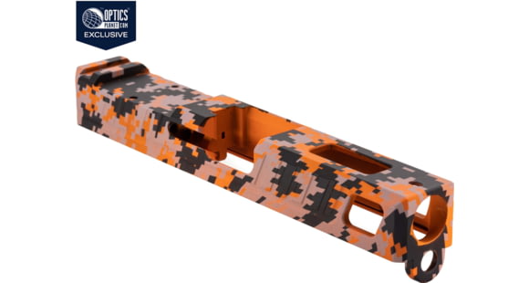 Image of USED American Tactical Arms OPMOD ATA19 Badger Slide W/ Optic Cut, Glock 19, Gen 3, Orange Digital, SLD-ATA19-BDR-DIGI-ORNG-RMR, EDEMO1, Condition Like New, Inspect and Rebox