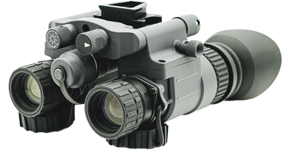 Image of Armasight BNVD-51 1x19mm Gen 3 Pinnacle IIT, Dual-Channel Night Vision Goggles, White Phosphor IIT, Gray, NSGNYX15M5G9DH2