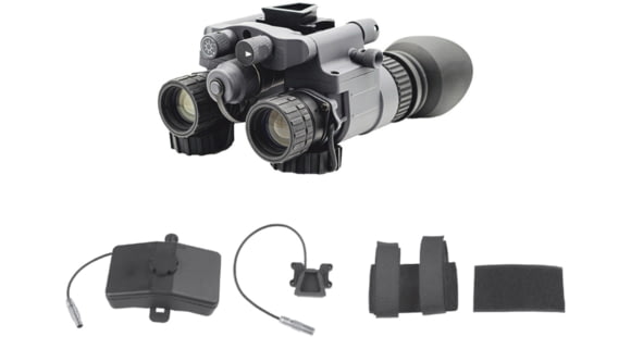 Image of Armasight BNVD-51 1x19mm Night Vision Goggle w/ Battery Pack, Gen 3 Ghost White Phosphor IIT, 51 Degree FOV, Gray, Gray, NSGNYX15M5G9DBB2