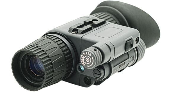 Image of Armasight MNVD-51 1x19mm Multi-Purpose Night Vision Monocular, Powered By Pinnacle Gen 3 Ghost White Phosphor IIT, 51 Degree FOV, Gray, NSMNYX14M5G9DX2