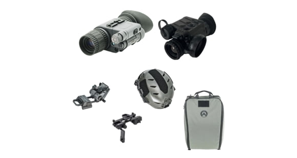 Image of Armasight MNVD-51/Sidekick Bundle, Pinnacle 2376 Gen 3 Ghost White Phosphor IIT NVM, 640 TMM, M/L Helmet, Gray
