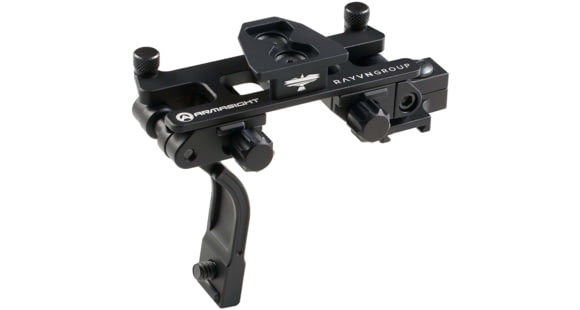 Image of Armasight Modular Bridge Mount, Rail System w/2 Pods, Black, ANTHMRGBRDGE01