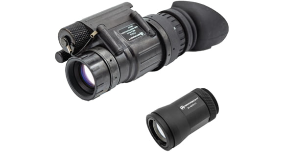 Image of Armasight PVS-14 Multi-Purpose Night Vision Monocular w/ 3x Lens, Bravo Gen 3 Ghost White Phosphor IIT, Black, Black, NAMPVS1401G9DABB1