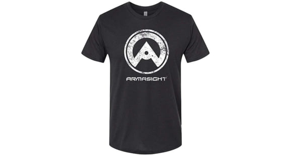 Image of Armasight Vintage Logo T-Shirt, Graphite Black, Medium, AATSVINMXX