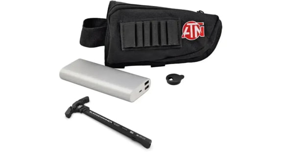 Image of ATN Extended Power 20,000 mAh Battery Kit &amp; Breek Arms Sledgehammer AR-15 Ambidextrous Charging Handle