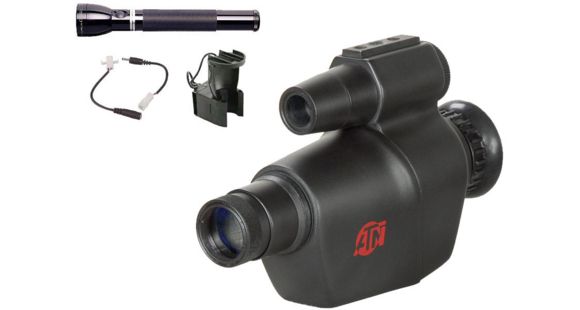 Image of ATN Viper Generation 1+ Night Vision Scope w/Head Gear Mount &amp; Mag Instrument Ultimate Flashlight