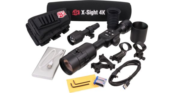 Image of ATN OPMOD X-Sight 4K Pro Edition 5-20x Smart HD Day/Night Rifle Scope with FREE Battery Pack